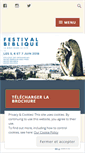 Mobile Screenshot of festivalbiblique.org